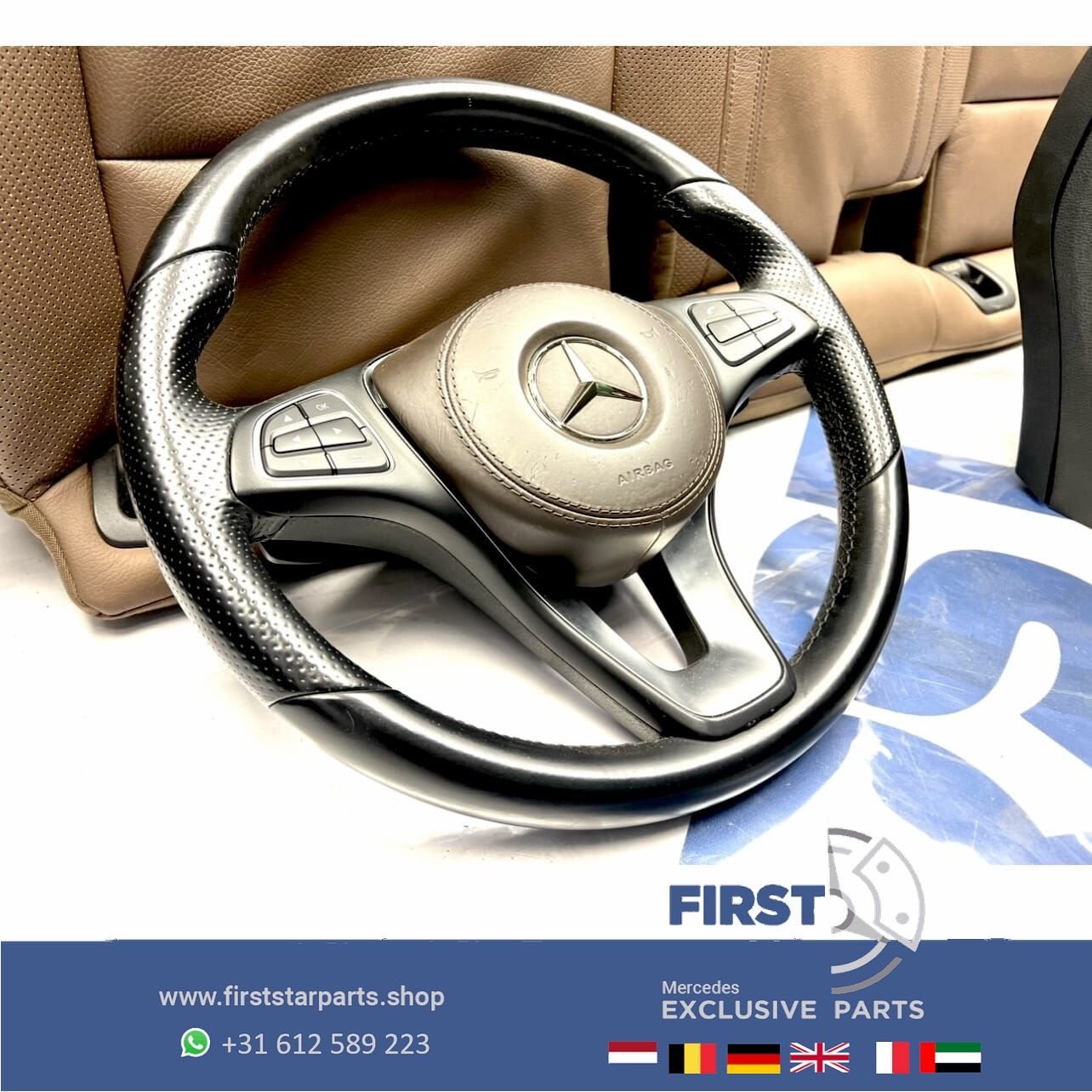 MERCEDES STUUR 2016-2019 A B C CLA E GLA GL GLK CLS KLASSE O, Gebruikt, -, Ophalen of Verzenden, -