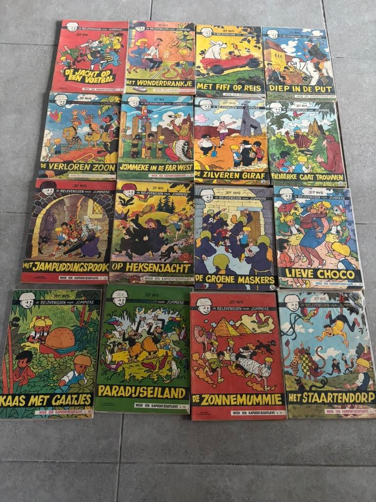 Lot oude strips Jommeke, Livres, Journaux & Revues, Enlèvement, Comme neuf