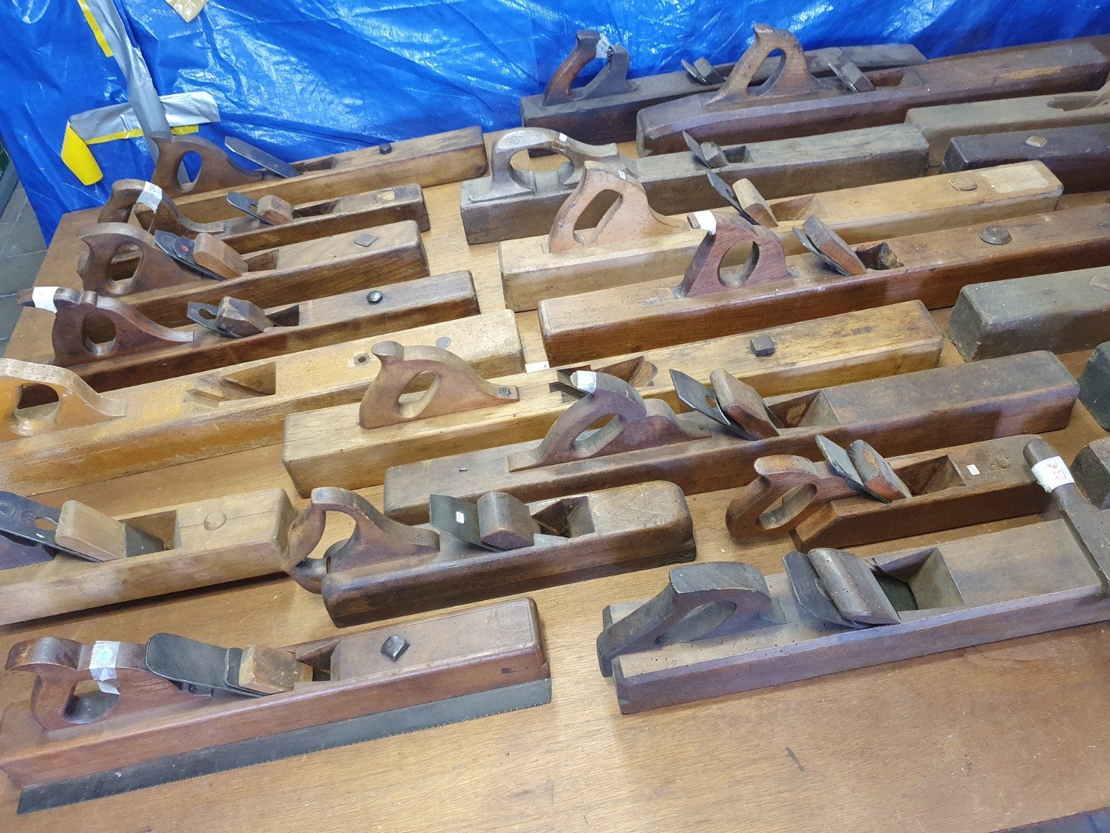 Lot d'anciennes varlopes en bois, Antiquités & Art, Enlèvement