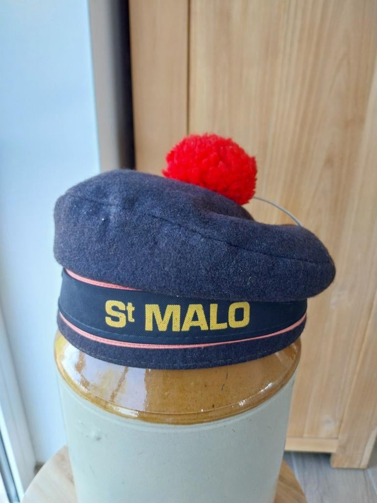 Franse marinier muts saint-malo 1950, Ophalen of Verzenden