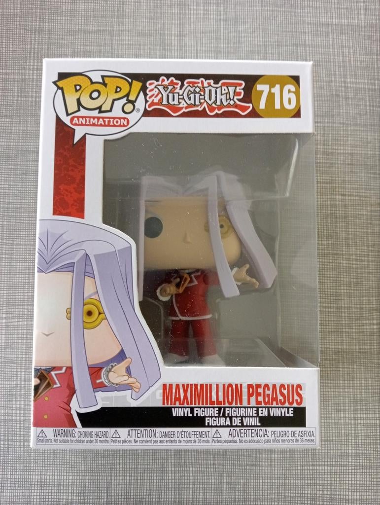 Funko pop Maximillion Pegasus #716 Yu-Gi-Oh! nieuwstaat, Ophalen of Verzenden, Zo goed als nieuw