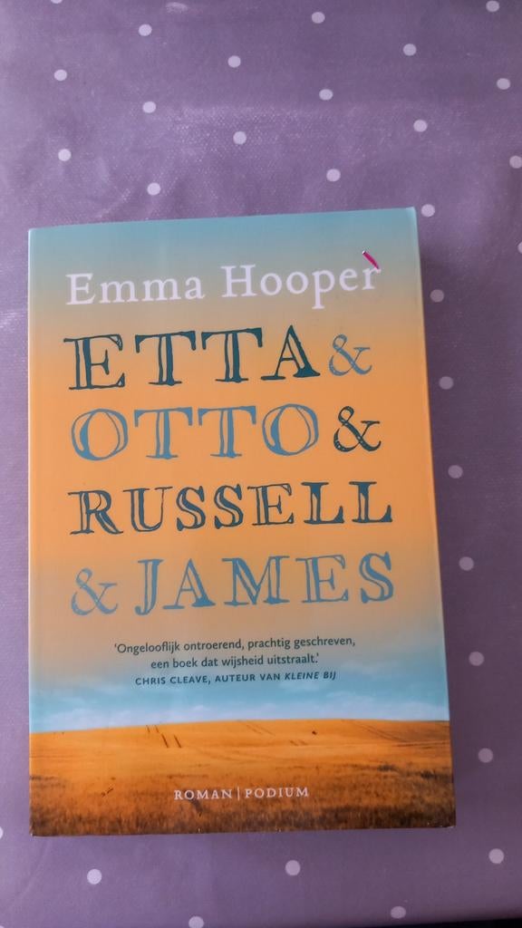 Etta & Otto & Russel & James - Emma Hooper, Ophalen of Verzenden, Gelezen, Emma Hooper