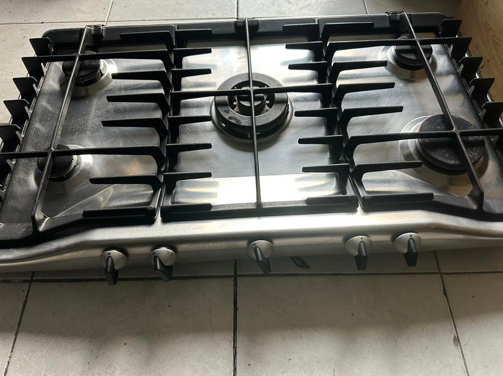 Gaskookplaat unox 5 pitten, Ophalen, Gebruikt, Inbouw, Gas