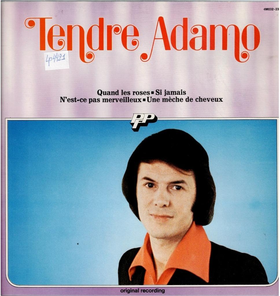 Vinyl, LP    -   Adamo – Tendre Adamo, Ophalen of Verzenden, Overige formaten