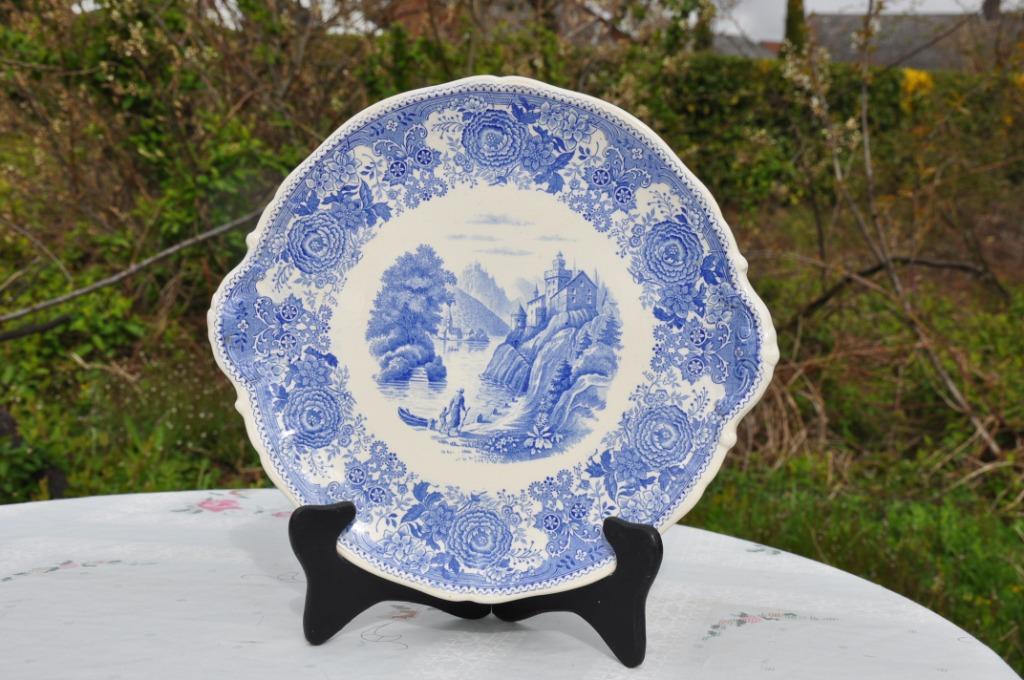 plat a tarte villeroy et boch bleu burgenland, Ophalen of Verzenden