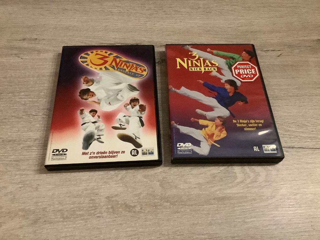 3 Ninja's verschillende DVD'S (2001), Cd's en Dvd's, Alle leeftijden, Ophalen of Verzenden, Zo goed als nieuw, Actiekomedie