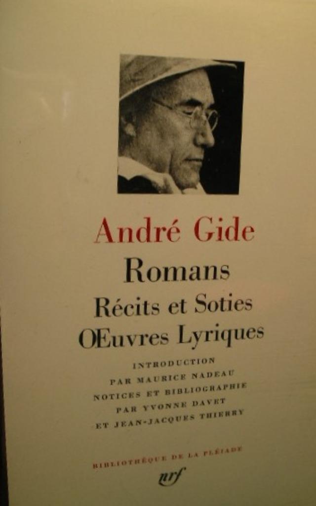 PLEIADE:ANDRE GIDE/ROMANS/1969, Livres, Littérature, Neuf, Enlèvement ou Envoi, Belgique, ANDRE GIDE
