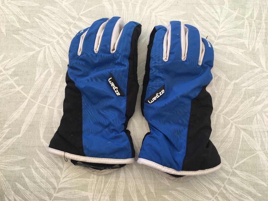 Blauw en zwarte handschoenen Wed'ze 12 jaar, Kinderen en Baby's, Gebruikt, 158 t/m 164, Jongen of Meisje, Ophalen of Verzenden