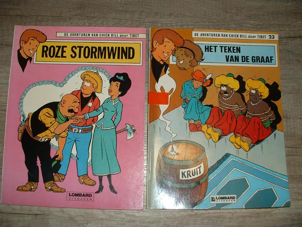 strips van chick bill nrs tussen 20 en 55, Boeken, Stripverhalen, Meerdere stripboeken, Ophalen of Verzenden