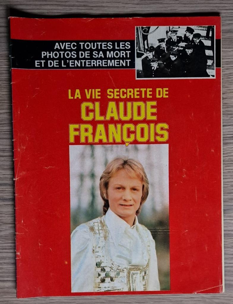 CLAUDE FRANCOIS, sa vie secrète 1978, Collections, Enlèvement ou Envoi, Utilisé, Livre, Revue ou Article