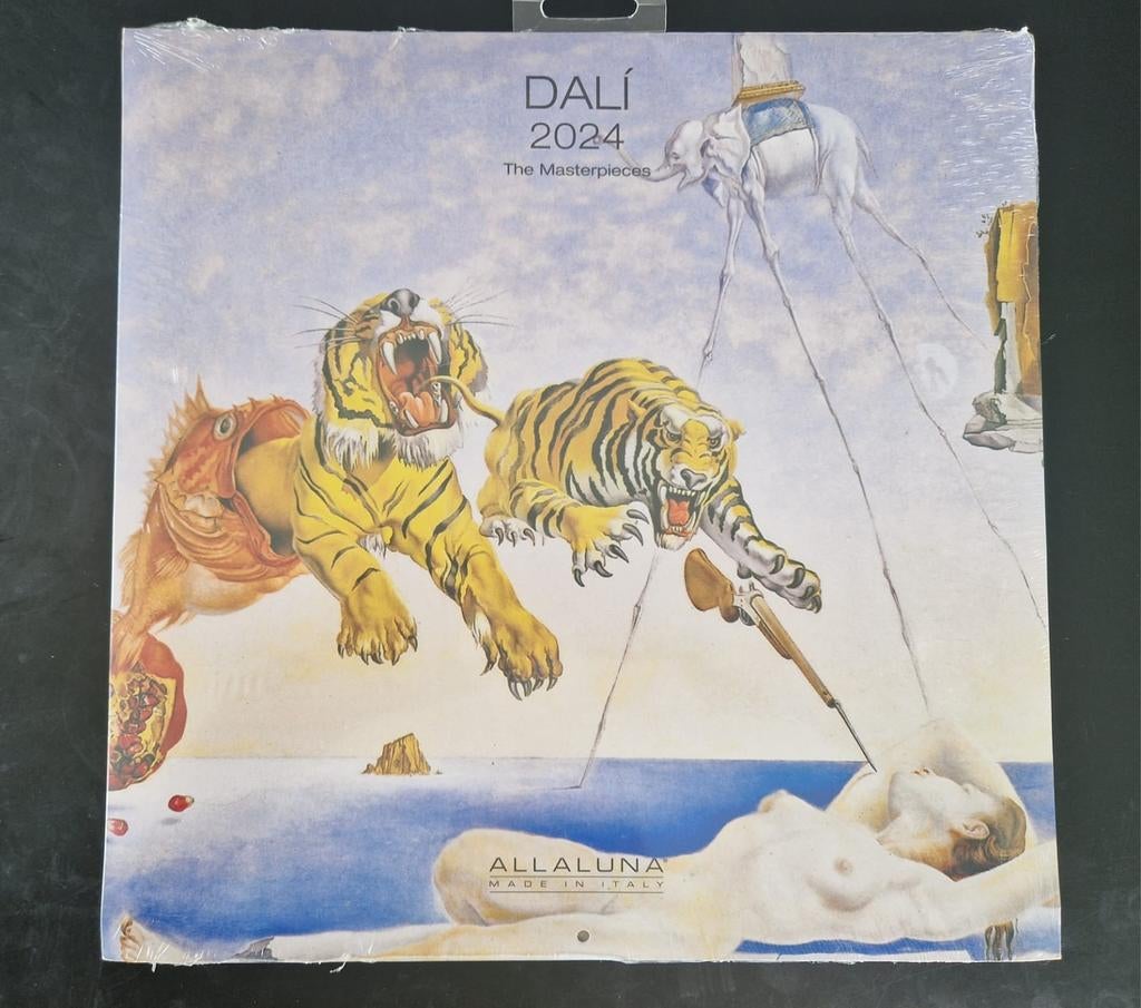 Salvador Dali kalender 2024 , nieuw in verpakking , 30 x30cm, Divers, Calendriers, Enlèvement ou Envoi, Calendrier mensuel, Neuf