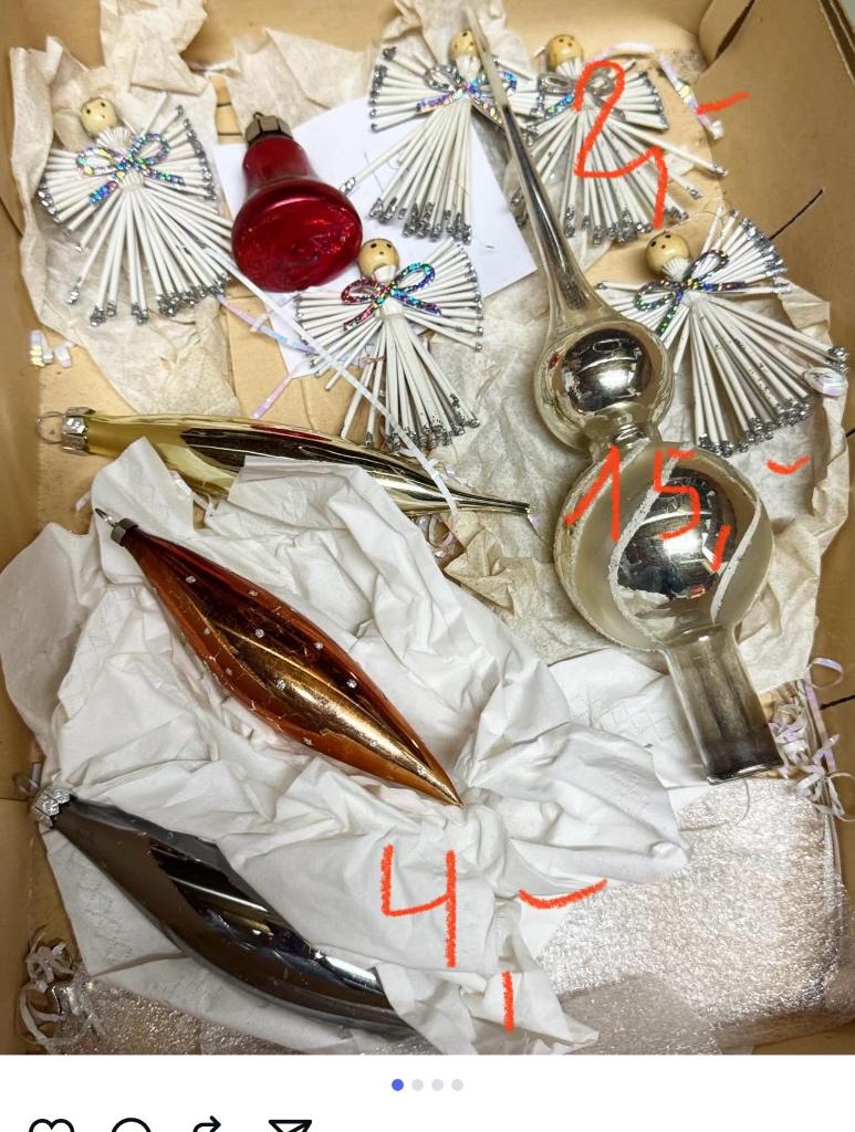 Boules de Noël anciennes, Enlèvement ou Envoi