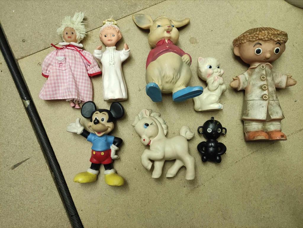 Veel zeer oude Pouet Pouet, Dakko-Chan Winky Blinky, Ophalen of Verzenden, Gebruikt, Tv, Actiefiguur of Pop