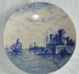 Ancienne assiette bateaux Villeroy & Boch, Antiquités & Art, Enlèvement ou Envoi