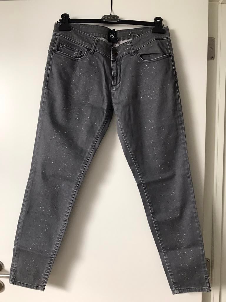 Twin-Set grijze broek met verfvlekeffect, Kleding | Dames, Twin-set, Gedragen, Grijs, W30 - W32 (confectie 38/40)