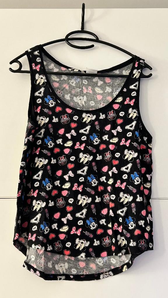 Clockhouse zwart topje met Minnie Mouse, Kleding | Dames, Zwart, Maat 42/44 (L), Ophalen of Verzenden, Zo goed als nieuw