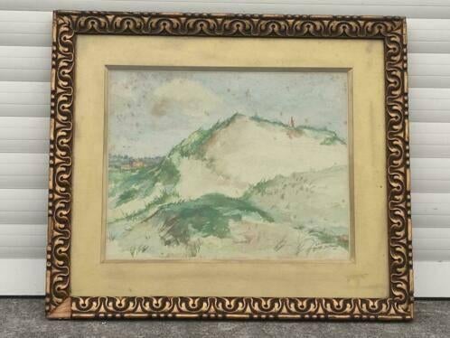 aquarelle la panne signe romeo dumoulin, Antiek en Kunst, Ophalen of Verzenden