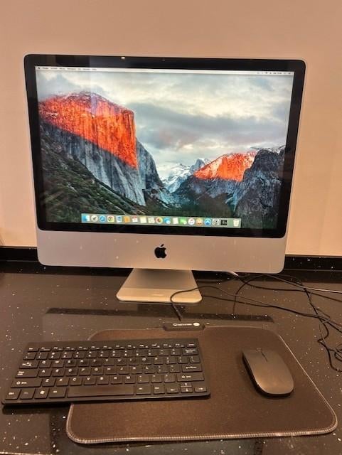 Apple Imac 24 inch computer. 256 mb, Ophalen, Gebruikt, HDD en SSD, 2 tot 3 Ghz