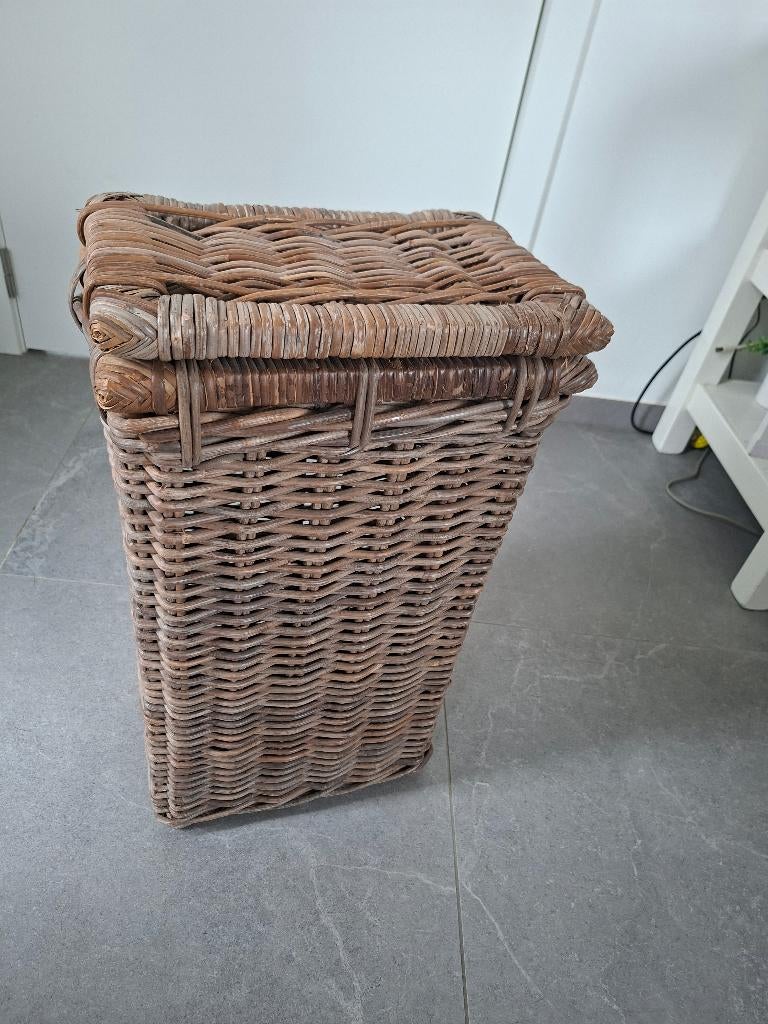 Gevlochten manden, Huis en Inrichting, Ophalen, Gebruikt, Mand, Riet