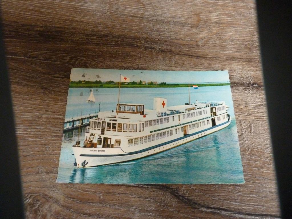 Postkaart Rode Kruis boot, Ophalen of Verzenden, Gelopen, Overige thema's