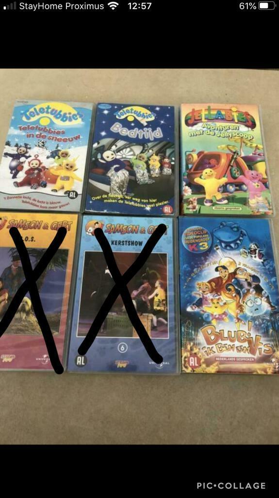 Verschillende kinderfilms aan 1€/ stuk, Alle leeftijden, Ophalen of Verzenden, Tekenfilm