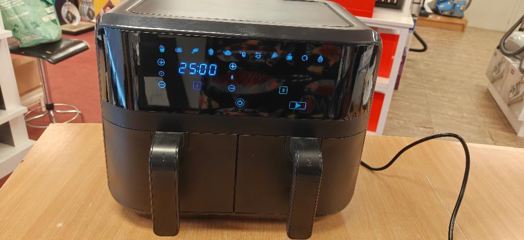Fritel Snacktastic Duo airfryer 8180, Electroménager, Friteuses à air, Enlèvement, Comme neuf, Friteuse à air XL, 1500 grammes ou plus