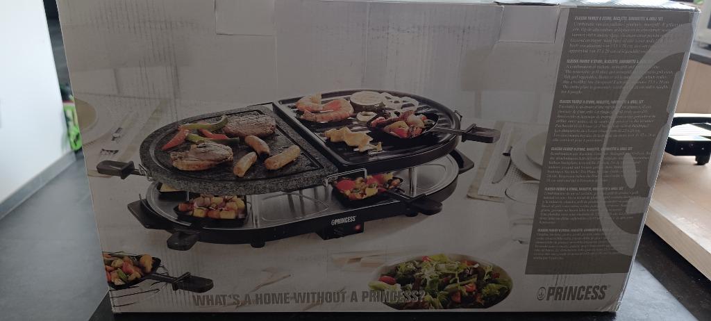 Gourmet - raclette - steengril, Ophalen, Nieuw, 8 personen of meer