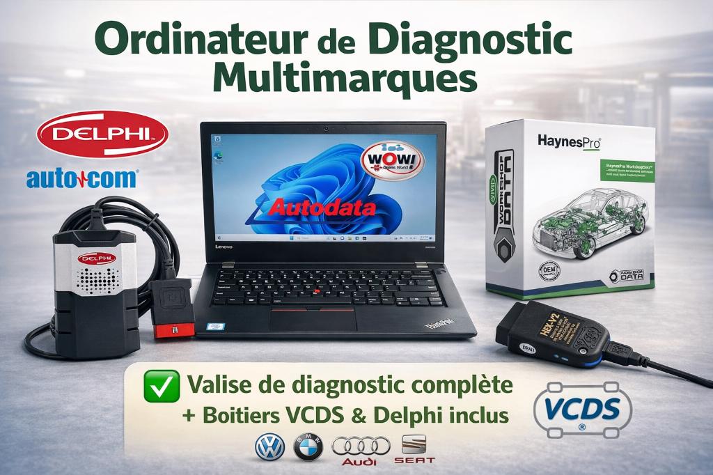 Valise de diagnostic autos multimarques, Enlèvement ou Envoi, Neuf