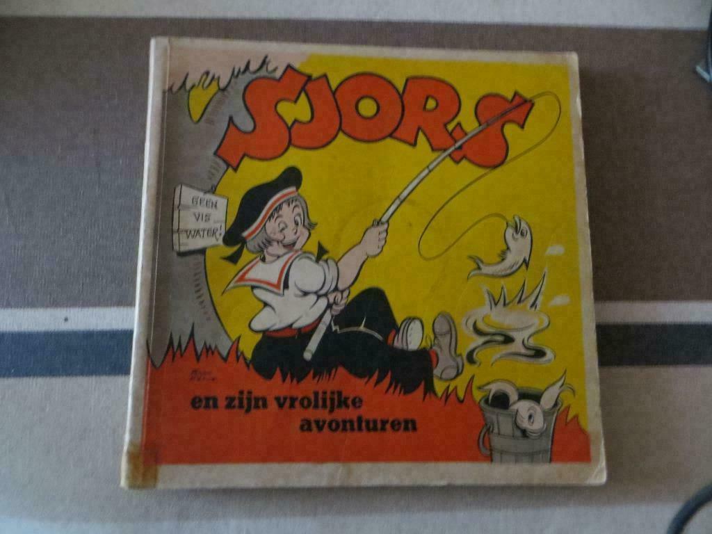 Sjors en zijn vrolijke avonturen 1949, Boeken, Gelezen, Eén stripboek, Ophalen of Verzenden, Frans Piët