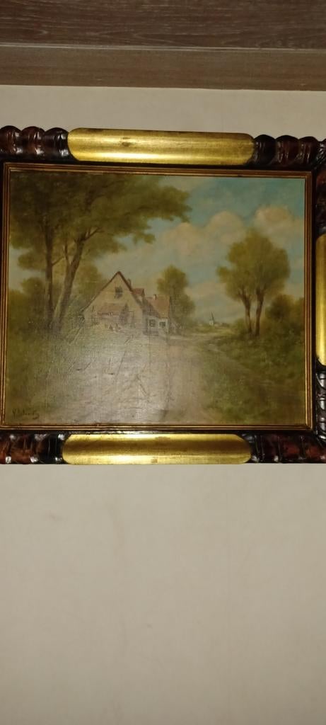 Schilderij,P,H.Schouten ,1922,, Ophalen