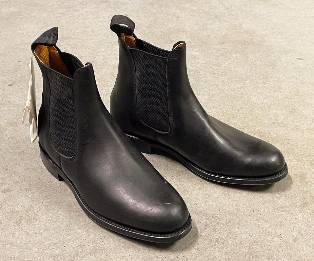 Leren enkellaars "Regent" in 37,5, Ophalen, Nieuw, Dames, Schoeisel