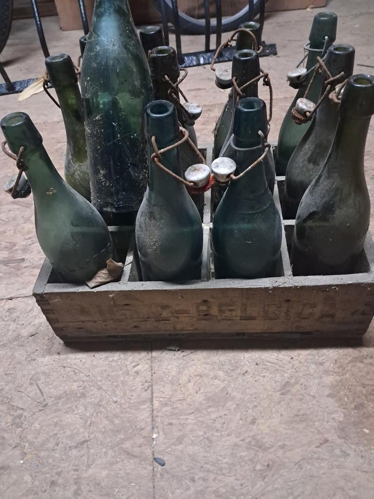 Stok oude bier bak., Verzamelen, Biermerken, Ophalen