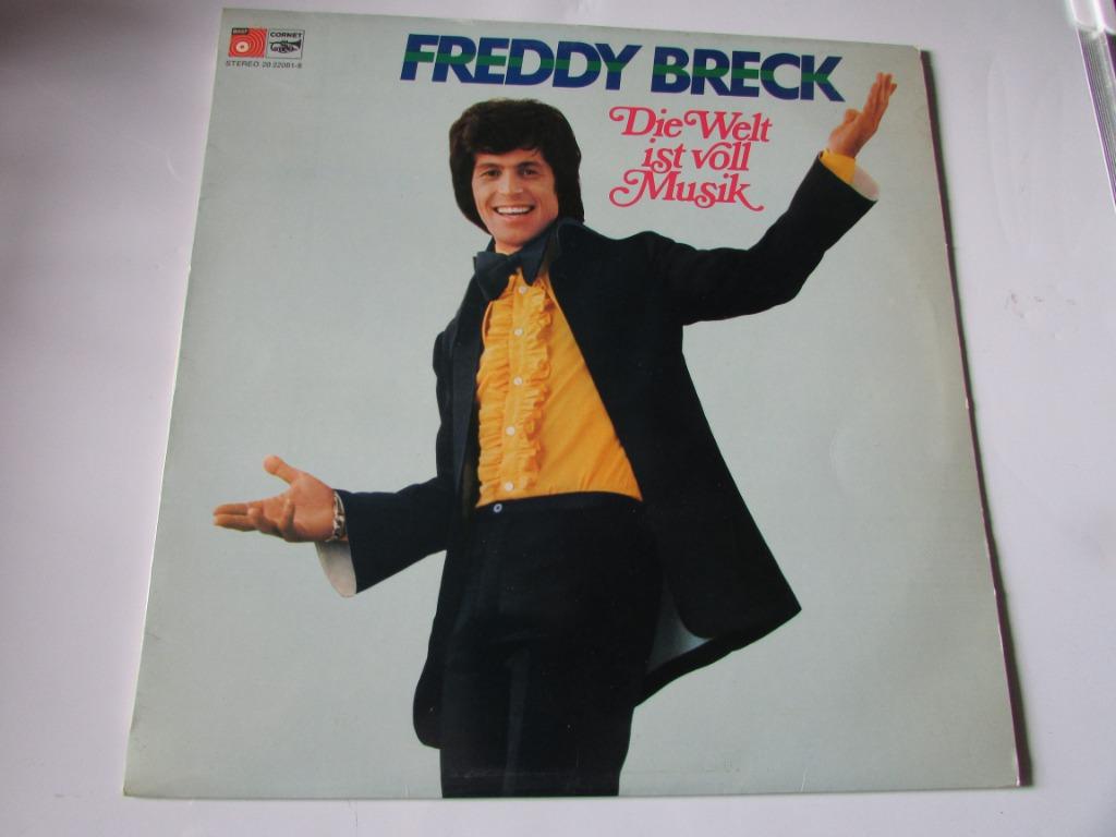 FREDDY BRECK; DIE WELT IST VOLL MUSIC,LP, Ophalen of Verzenden, Gebruikt, 12 inch