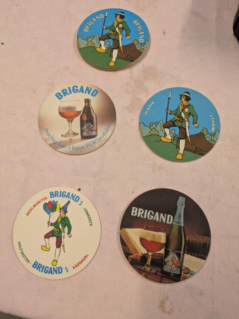 Brigand, Verzamelen, Biermerken, Ophalen of Verzenden, Zo goed als nieuw, Viltje(s)