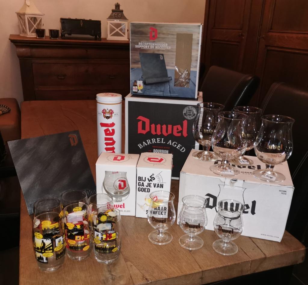 Joli lot de verres Duvel et un total de 24 pièces, Enlèvement, Comme neuf, Verre ou Verres, Duvel