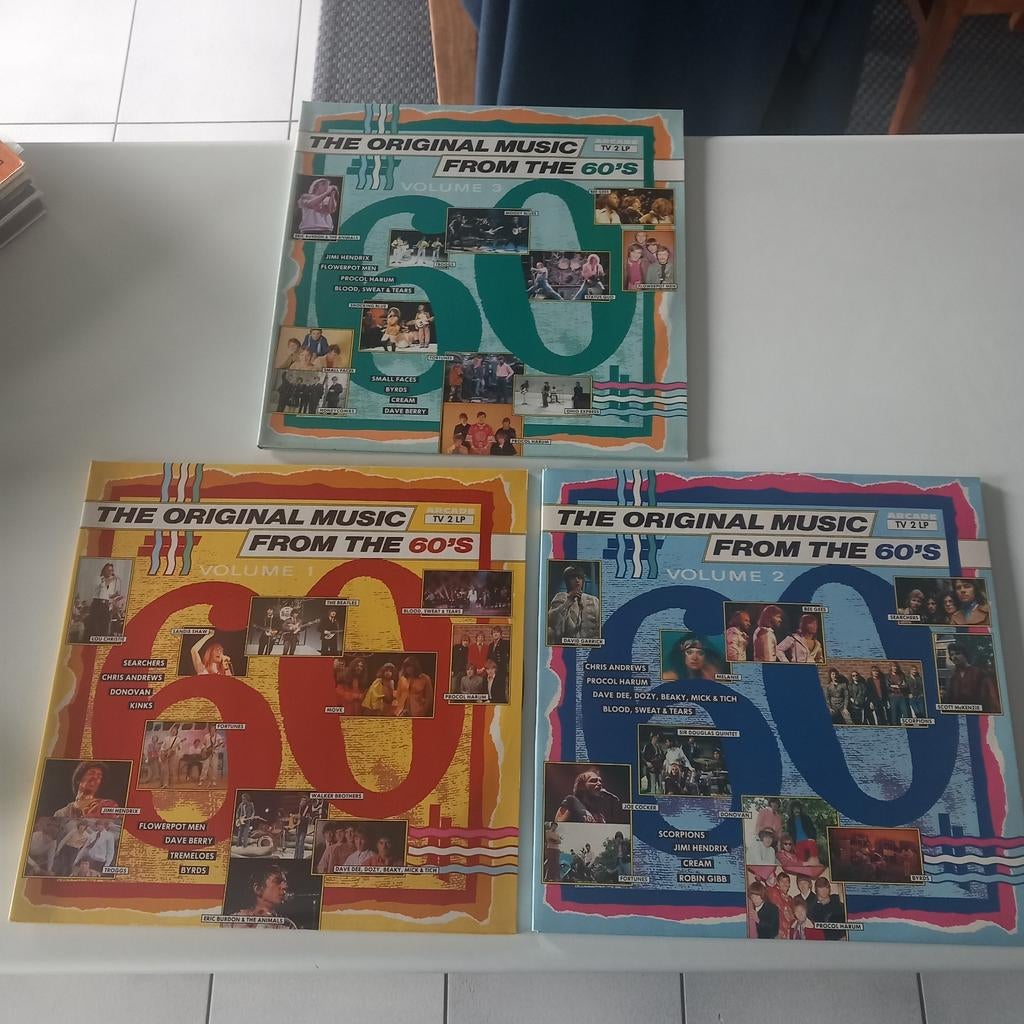 La musique originale des années 60 vol 1/2/3 =6Lps, Enlèvement ou Envoi, Comme neuf