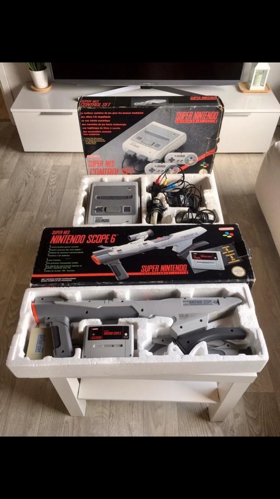 super nintendo en superscope, Verzenden, Zo goed als nieuw