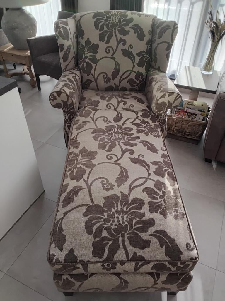 Rustieke longchair, Ophalen, Eenpersoons, Rustiek, 75 tot 100 cm