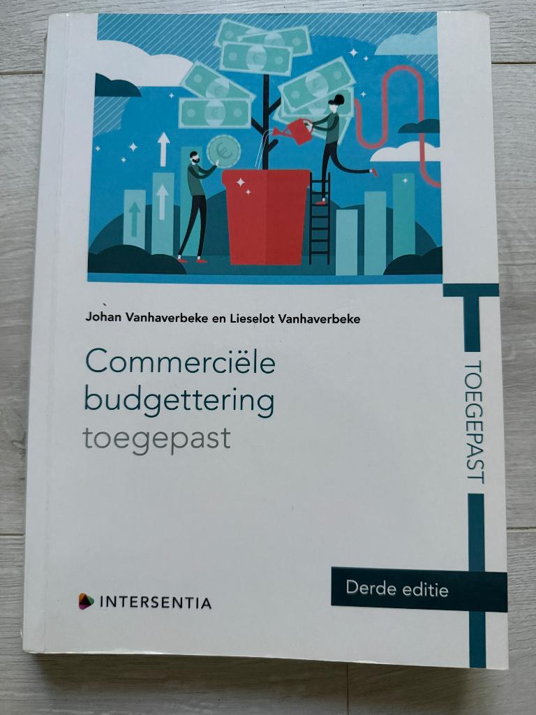 Commerciële budgettering toegepast, Boeken, Ophalen, Gelezen, Management, Larcier intersentia