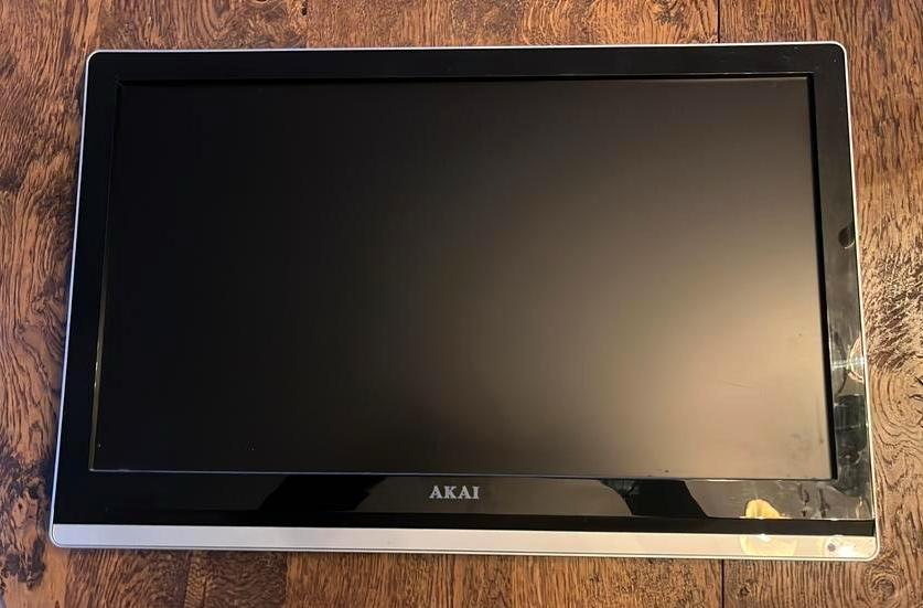 Akai led tv 22” (+afstandsbediening), 50 Hz, 40 tot 60 cm, Full HD (1080p), Ophalen
