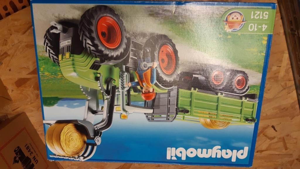 Playmobil traktor, Ophalen, Gebruikt