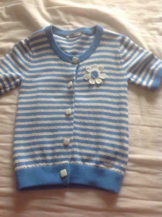 River Woods katoen gebreid giletje korte mouwen maat 10 jaar, Kinderen en Baby's, Kinderkleding | Maat 140, Zo goed als nieuw
