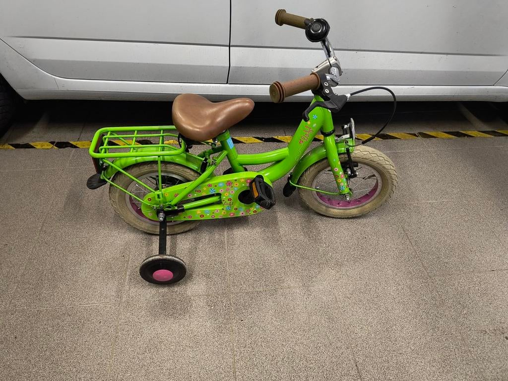 Kinderfiets met zijwieltjes, Ophalen, Zijwieltjes