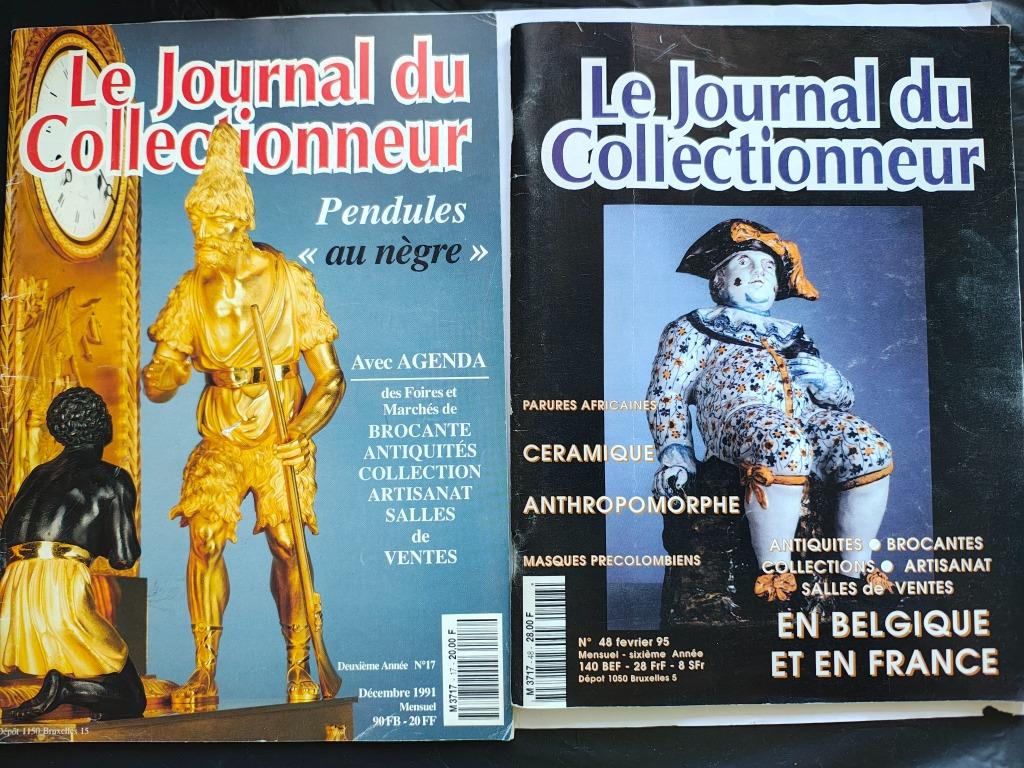 Parures art non occidental Afrique céramique 2 revues, Envoi, 1980 à nos jours, Journal