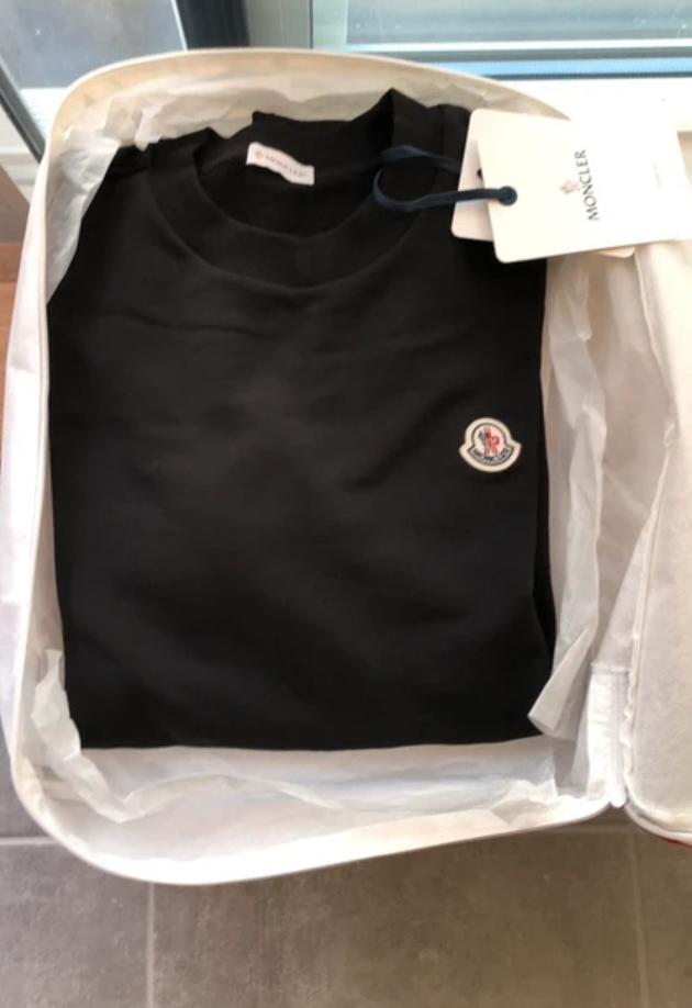 MONCLER Nieuwe zwarte trui XXXL, Moncler, Zwart, Nieuw, Overige maten