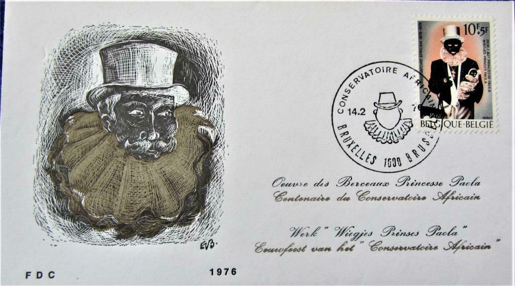 FDC FOLKLORE- BELGIË, Enlèvement ou Envoi, Affranchi, Autres thèmes