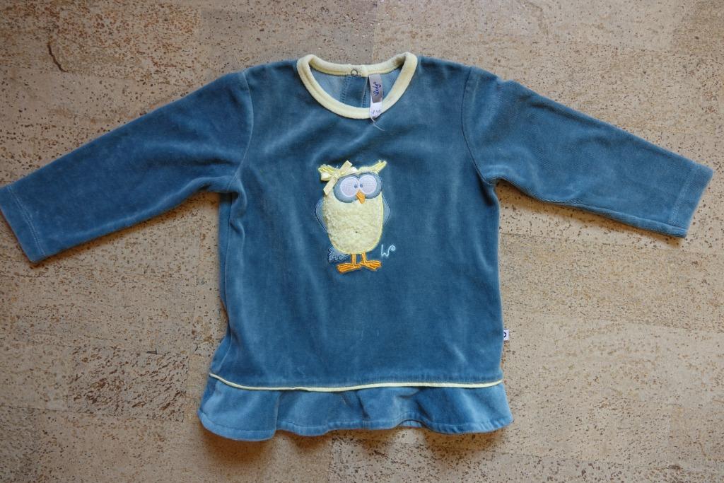 Woody fluwelen nachtkleed maat 86, Kinderen en Baby's, Babykleding | Maat 86, Nacht- of Onderkleding, Gebruikt, Meisje, Ophalen of Verzenden