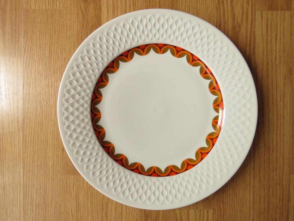vintage grand plat Schirnding Bavaria en porcelaine année 70, Enlèvement ou Envoi