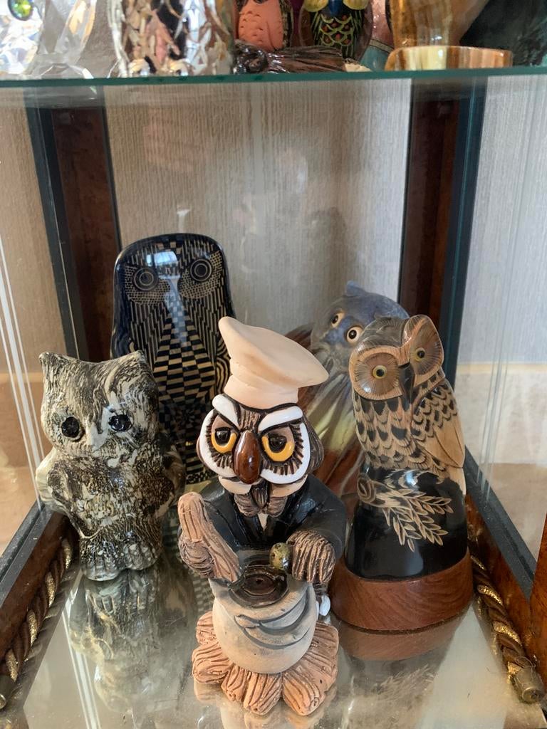 « Collection unique de figurines de hiboux en parfait état », Enlèvement, Comme neuf