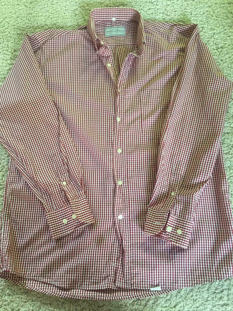Geruit hemd For Men 40, Ophalen of Verzenden, Gedragen, Rood, Halswijdte 39/40 (M)